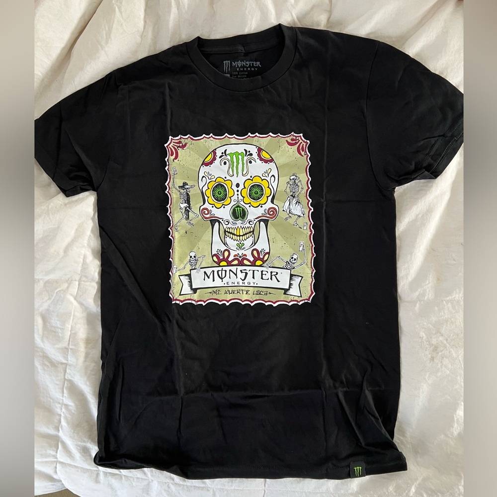 Monster Energy Sugar Skull tee